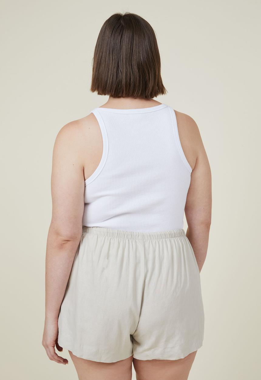 Cotton On - Curve haven short - stone