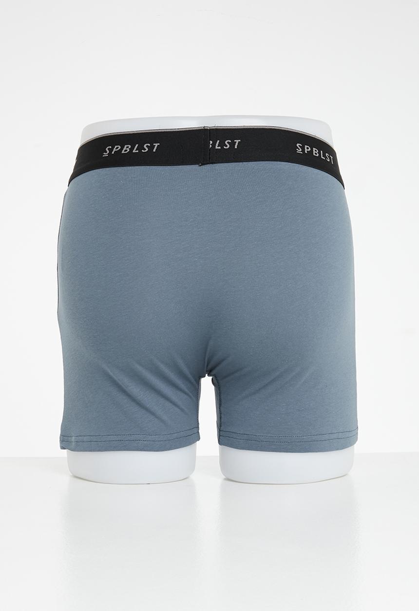 Superbalist - 3 Pack knitted cotton boxer - multi 