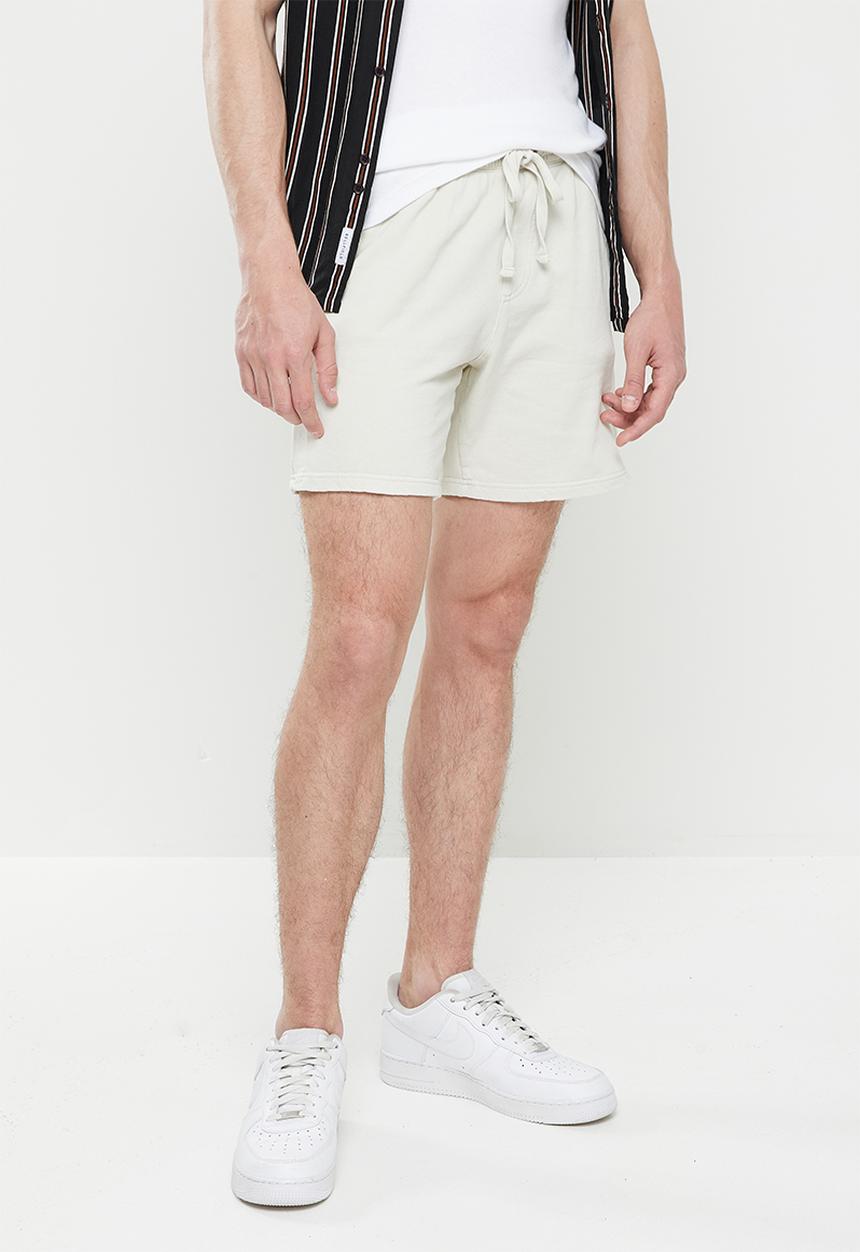 Cotton On - Pigment fleece short - ecru