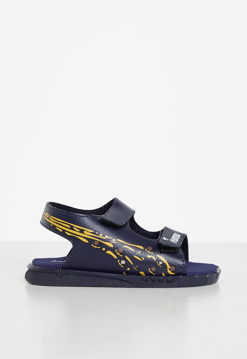 PUMA - Crony small world inf zadp - peacoat-puma white-sun stream
