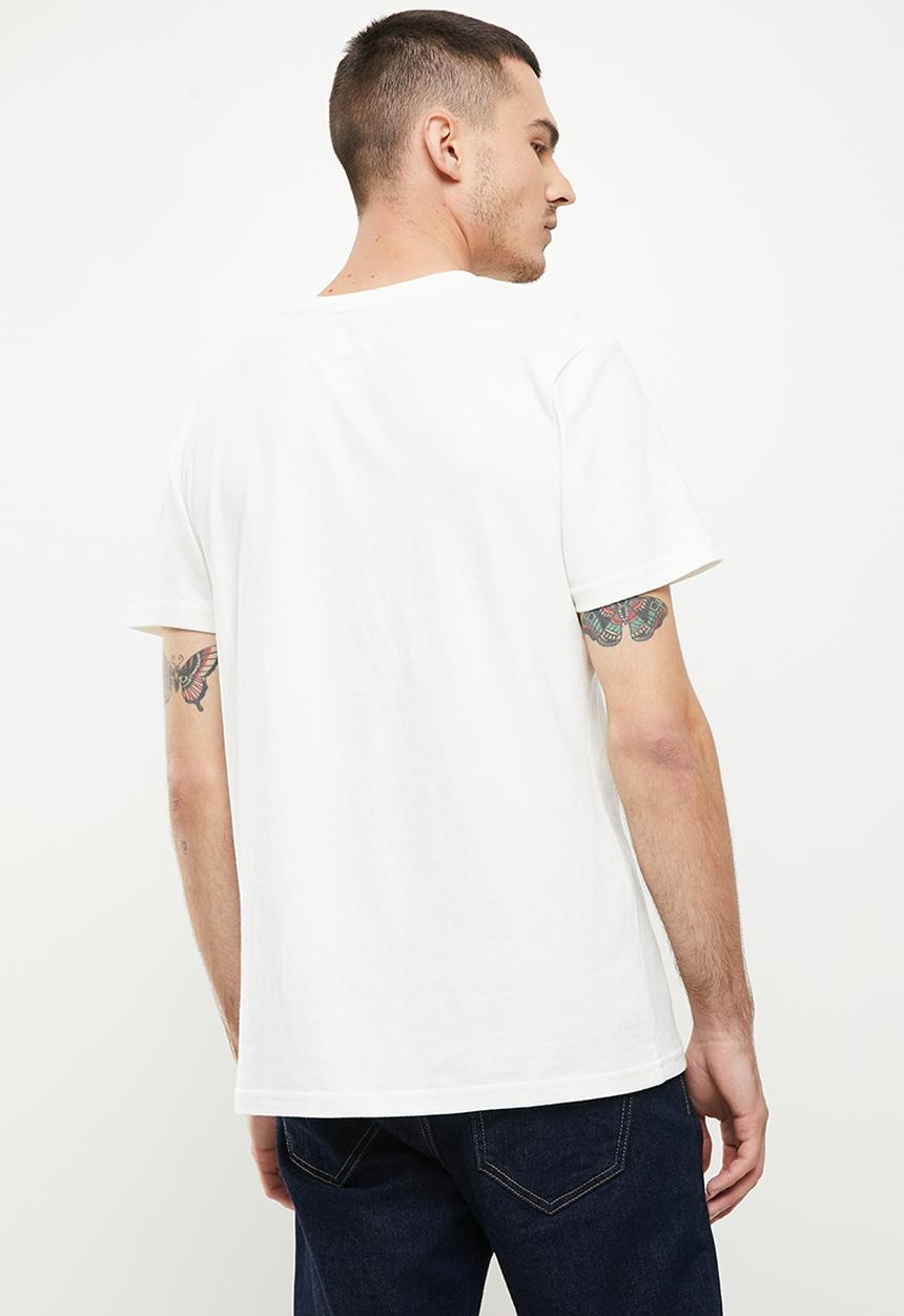 Superdry. - Vintage vl interest tee - winter white