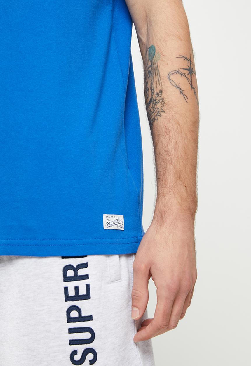 Superdry. - Vintage vl interest tee - voltage blue