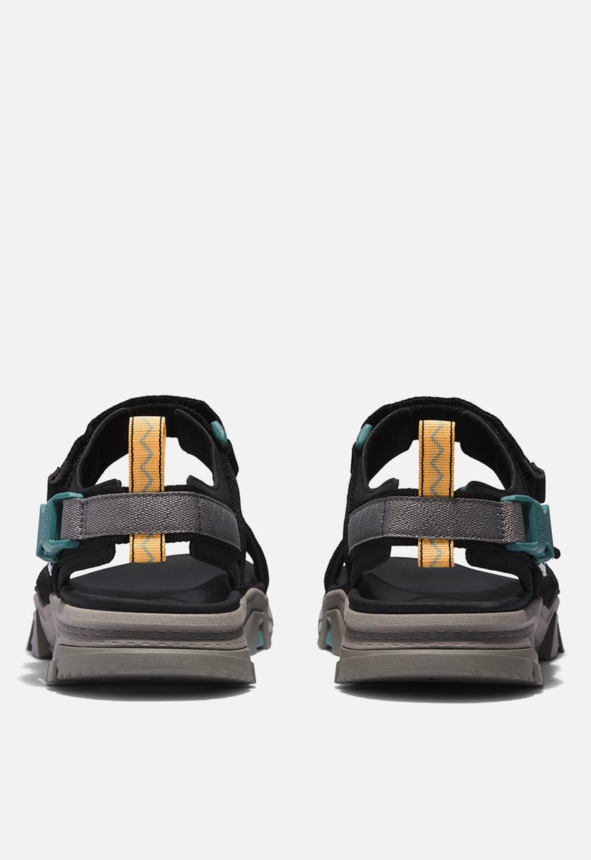 Timberland - Garrison trail webbing sandal - jet black & grey