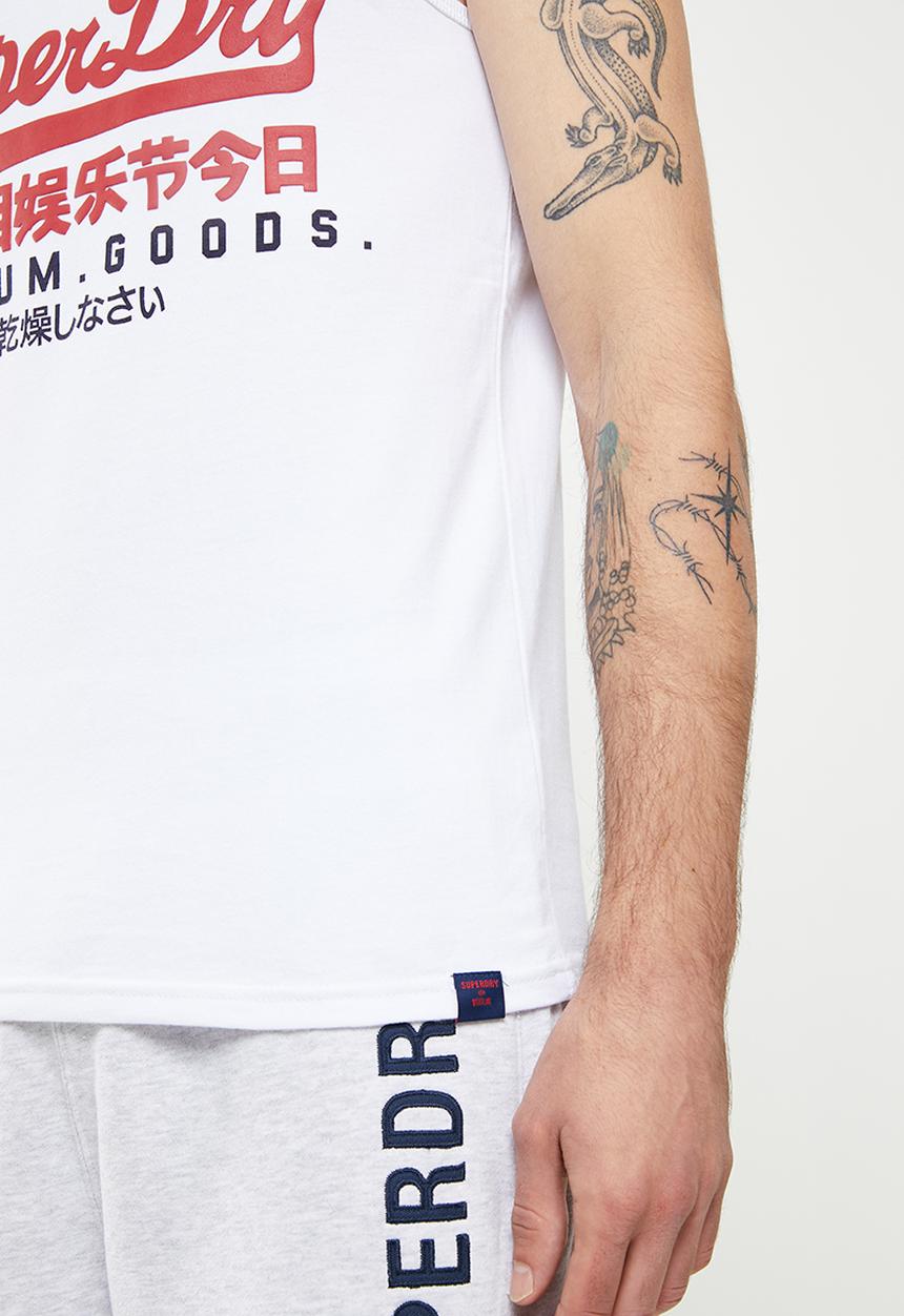 Superdry. - Vintage vl classic vest - optic