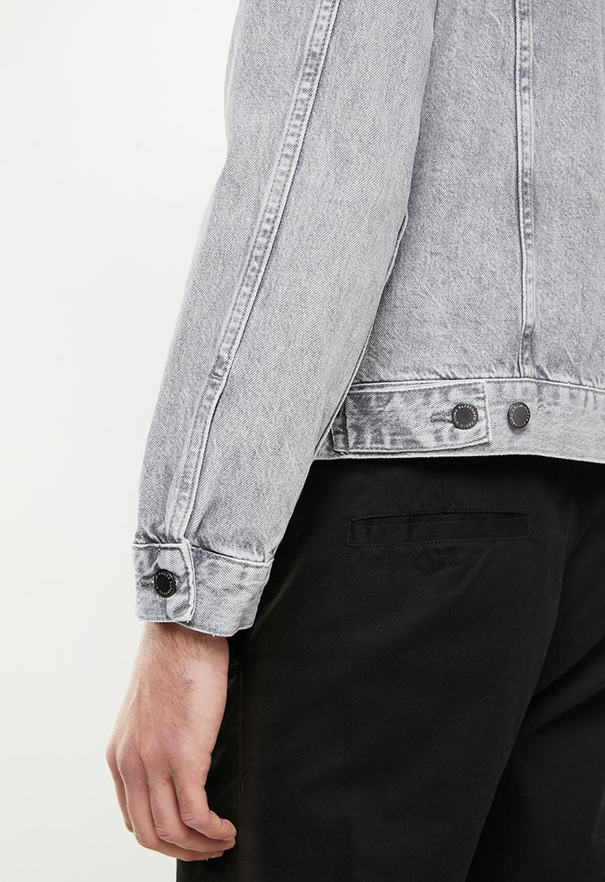 Superdry. - Highwayman trucker - frank vintage grey