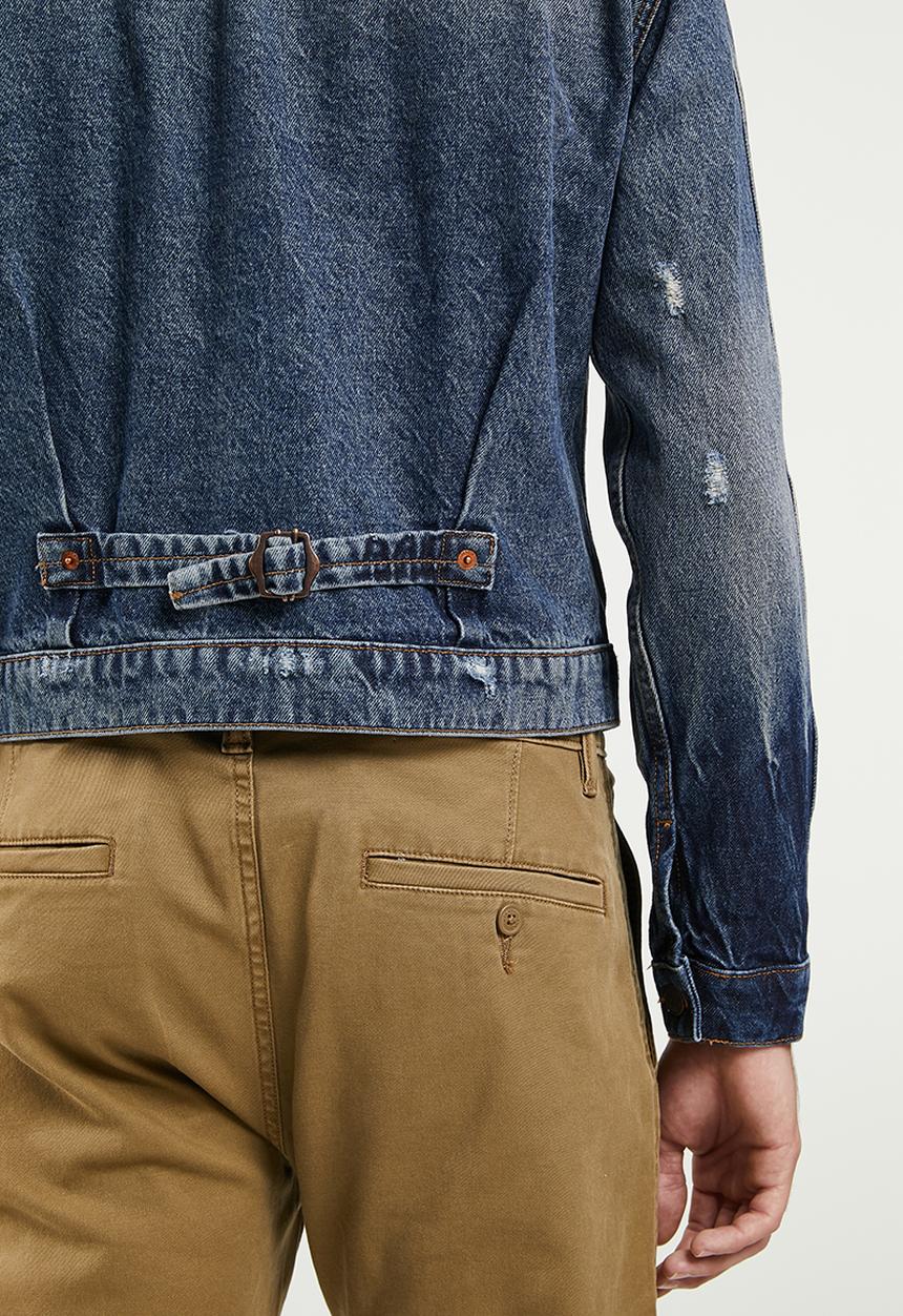 Superdry. - Vintage worker trucker jacket - dark indigo vintage 
