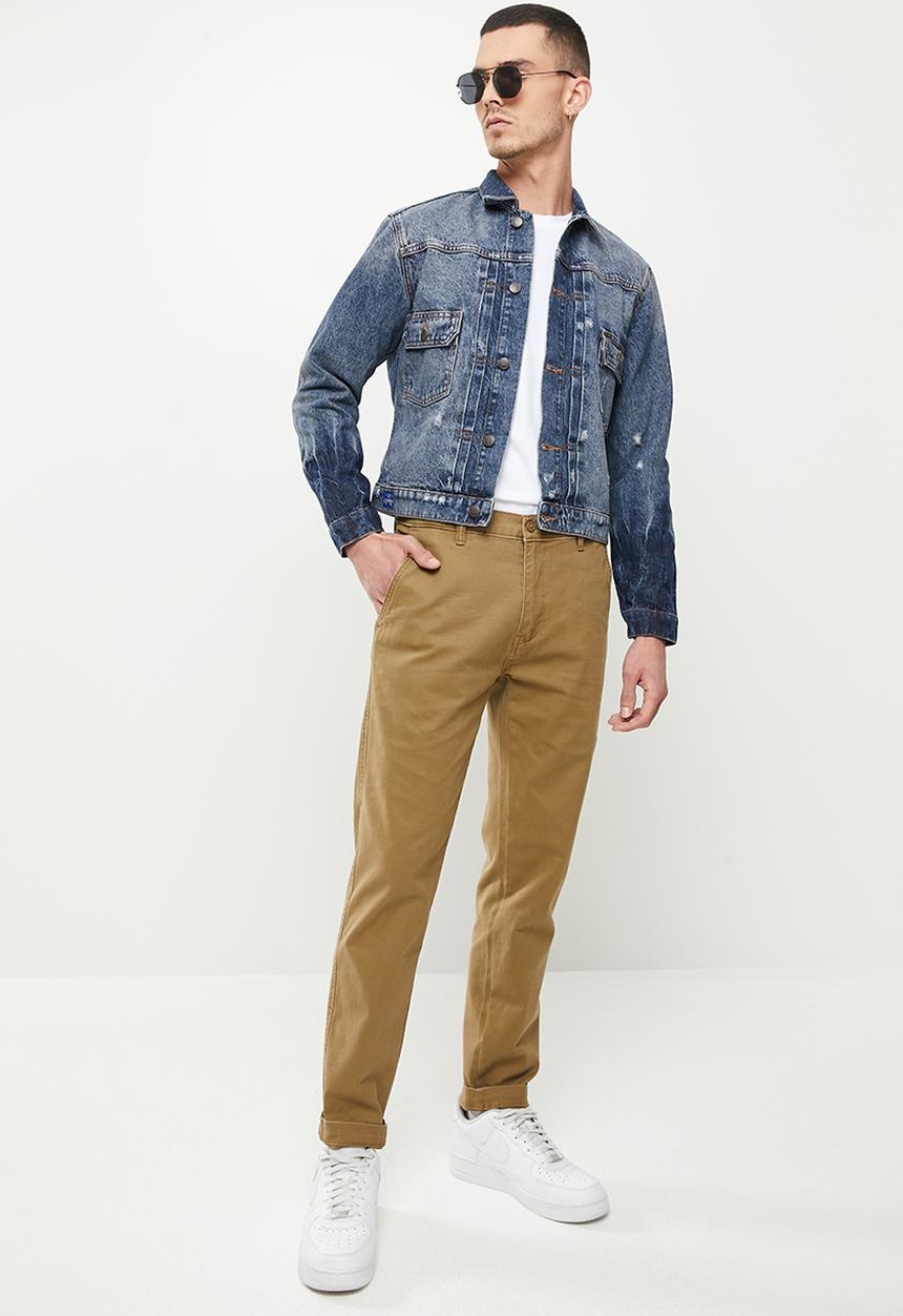 Superdry. - Vintage worker trucker jacket - dark indigo vintage 