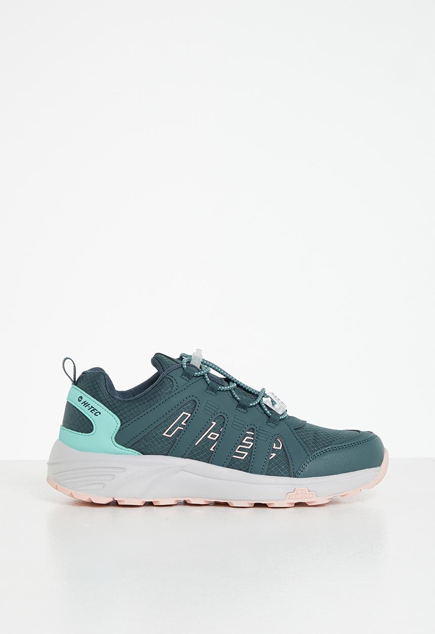 Hi-Tec - Warrior jnr - blue grey & mellow rose