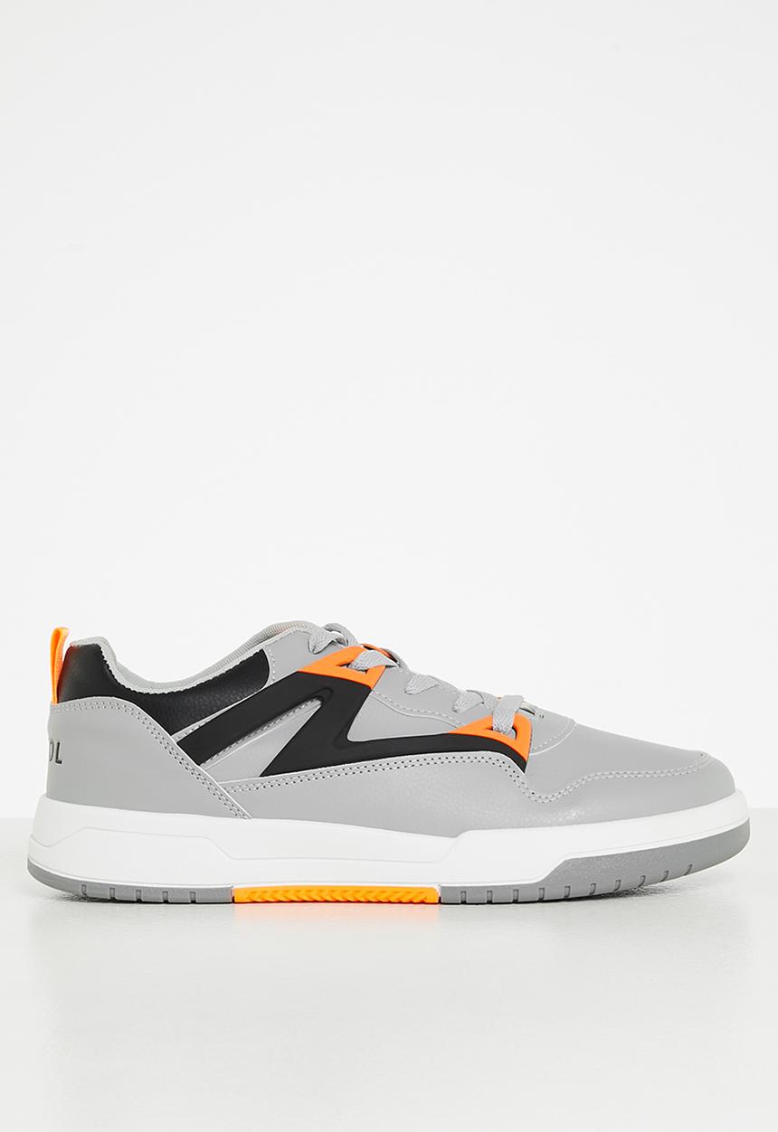 KANGOL - Kangol sneaker  - grey & orange