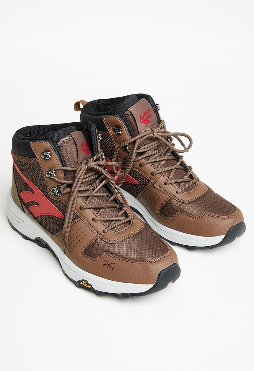 Hi-Tec - Sierra lite - taupe/choc/red