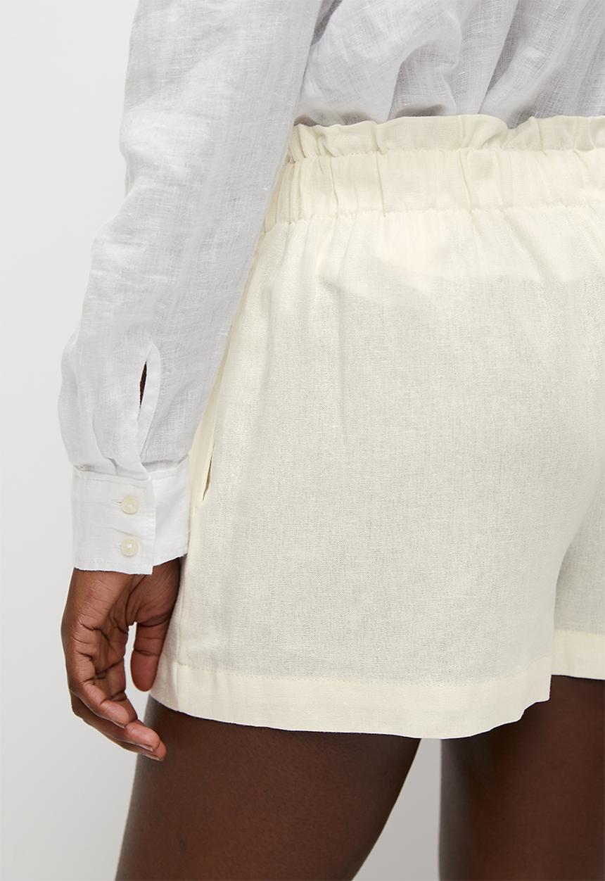 Superbalist - Linen drawstring shorts - ecru