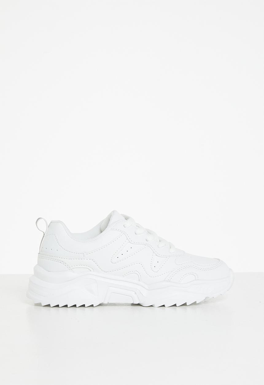 Toughees - Kids lace up sneaker - white