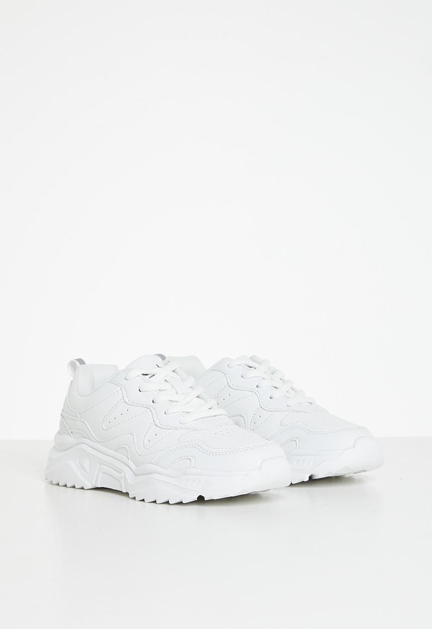 Toughees - Kids lace up sneaker - white