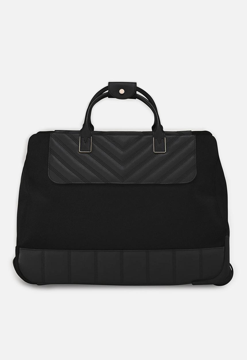 Ted Baker - Albany medium trolley duffel - black