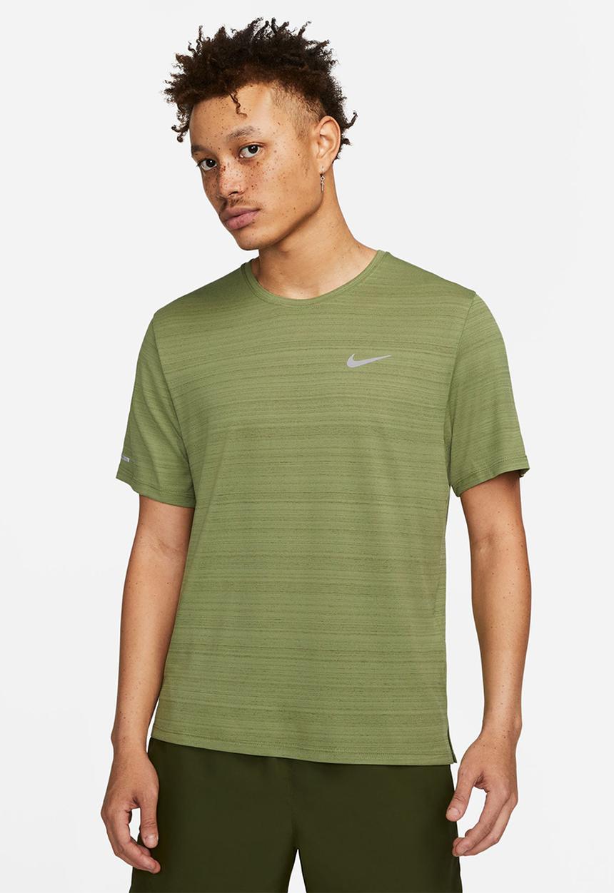 Nike - Dri-FIT Miler  Running Tee - alligator & reflective silver