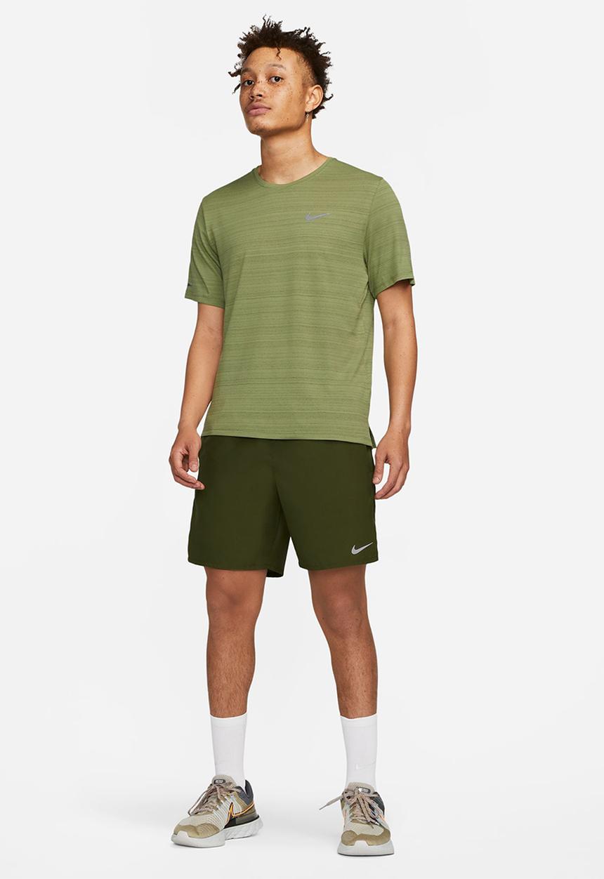 Nike - Dri-FIT Miler  Running Tee - alligator & reflective silver