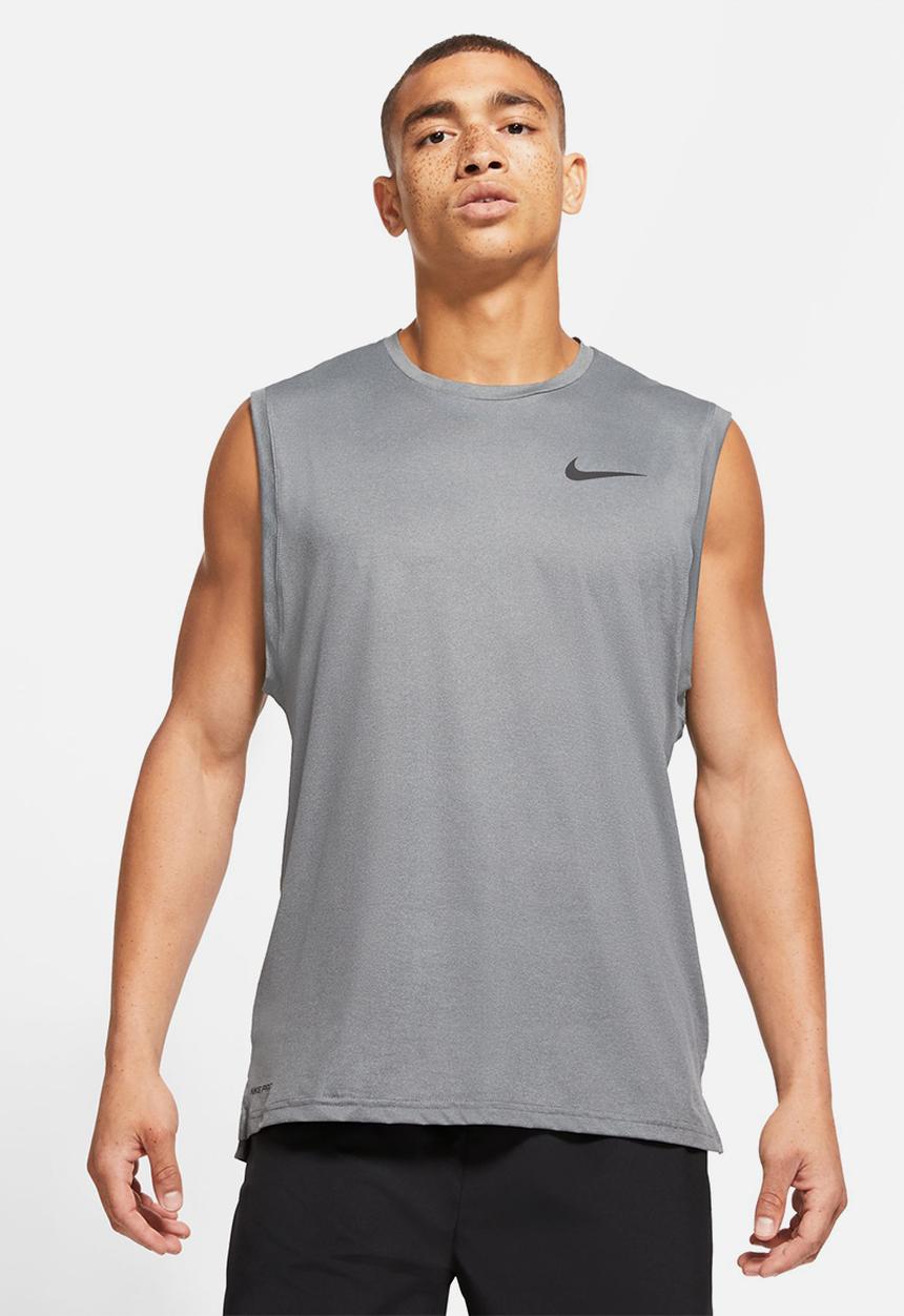 Nike - Nike Pro Dri-FIT Tank - black/smoke grey/htr/black