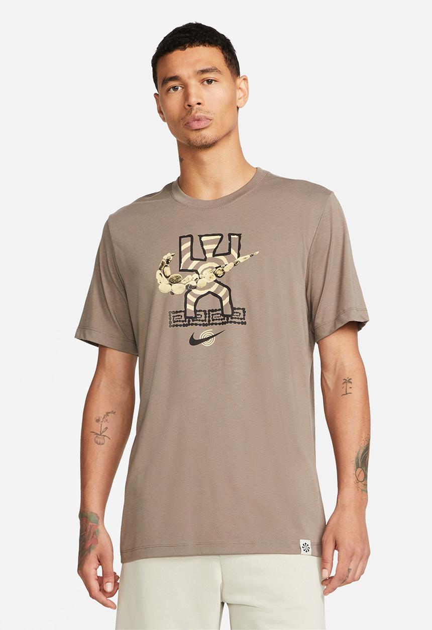 Nike - M Nike df tee db wc 3 - olive grey