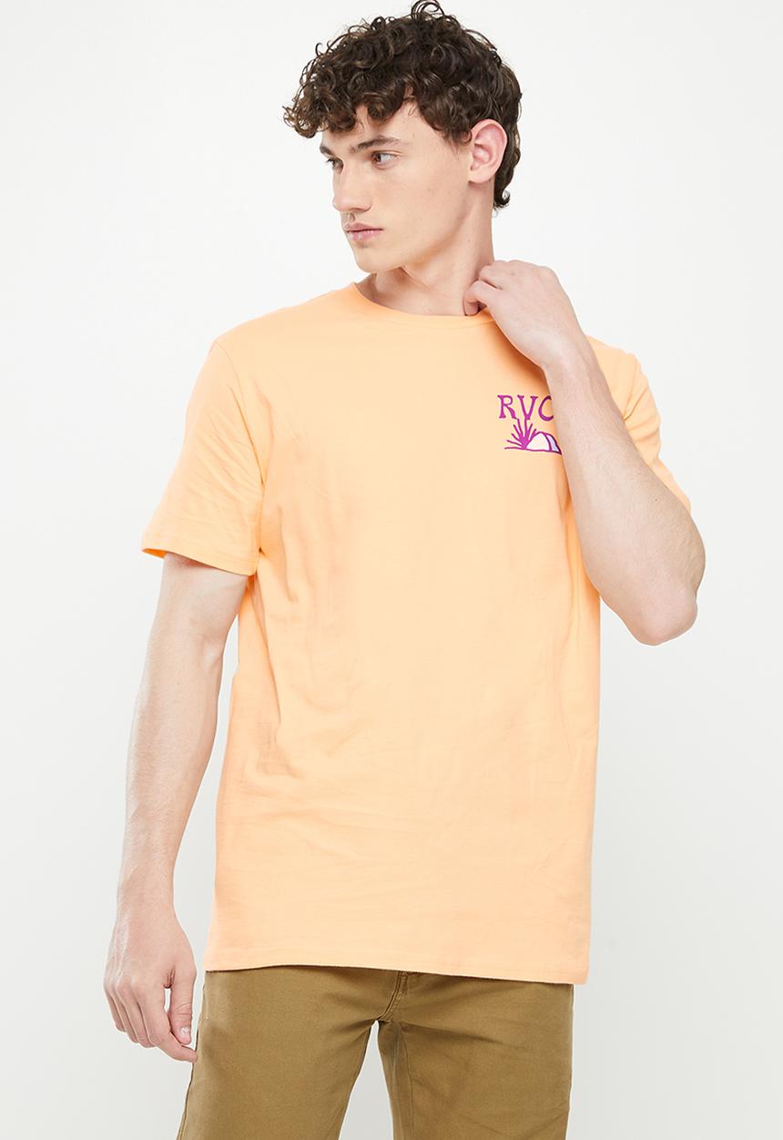 RVCA - Desert trail short sleeve - light peach