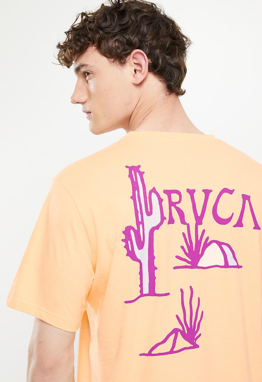 RVCA - Desert trail short sleeve - light peach