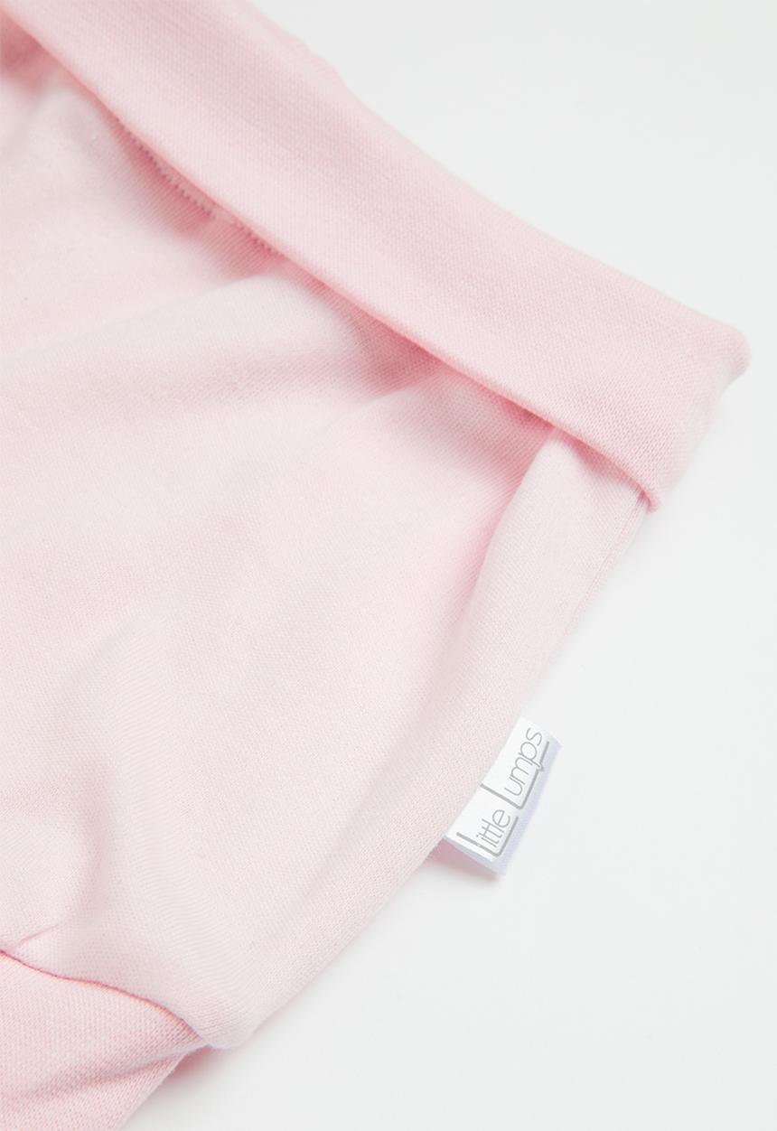 Little Lumps - Strappy onesie & shorts - pink stripe