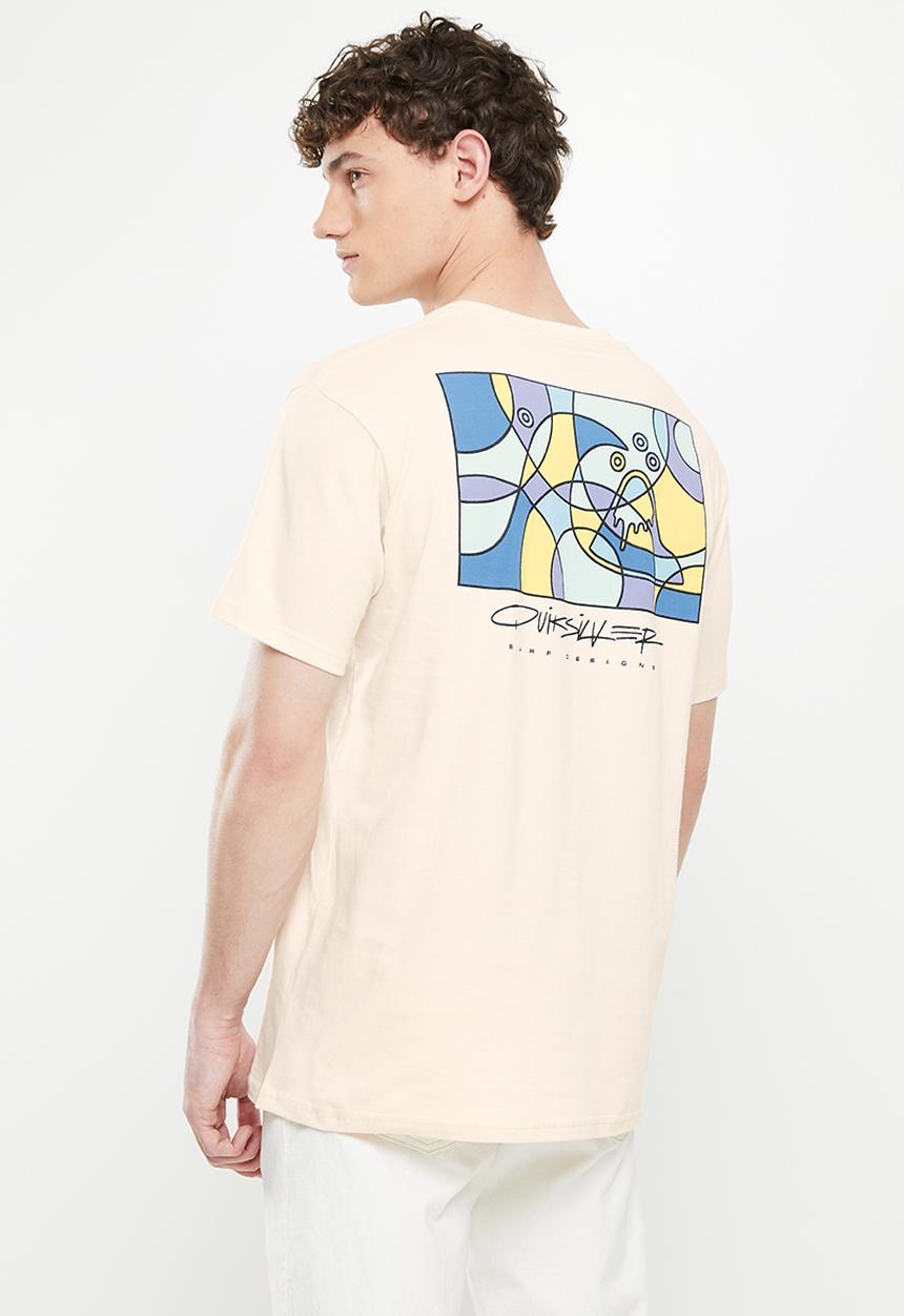 Quiksilver - Corp logo short sleeve - rose cork