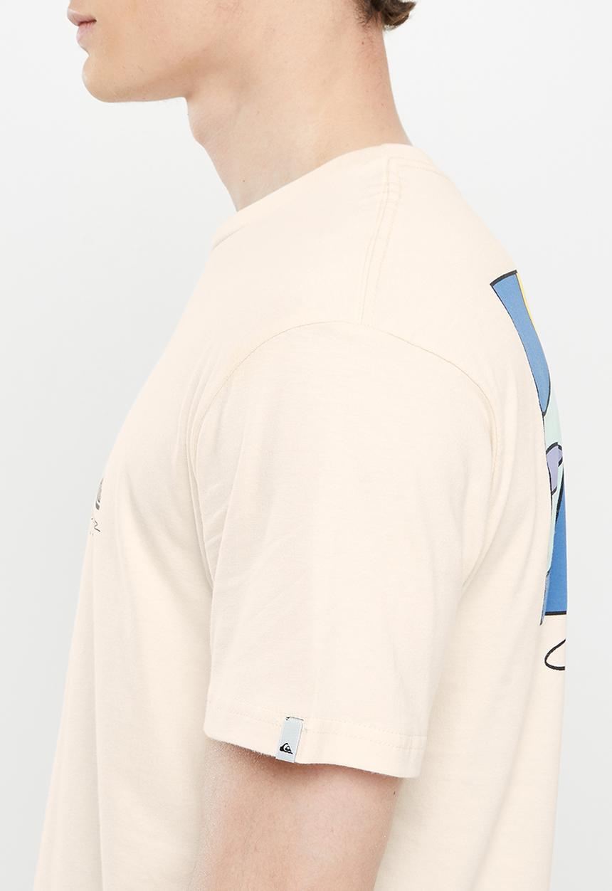 Quiksilver - Corp logo short sleeve - rose cork