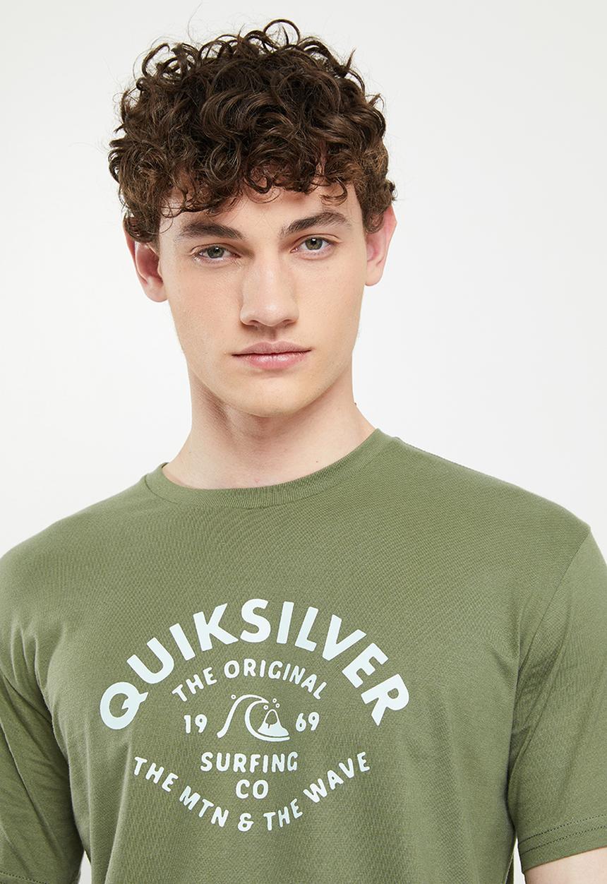 Quiksilver - Script talk front short sleeve - grape leaf