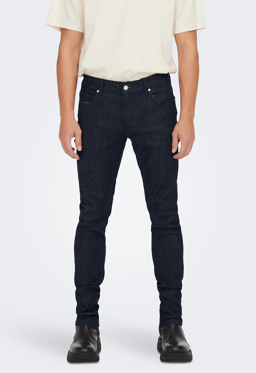 Only & Sons - Onsloom slim raw 2944 jeans - dark blue 