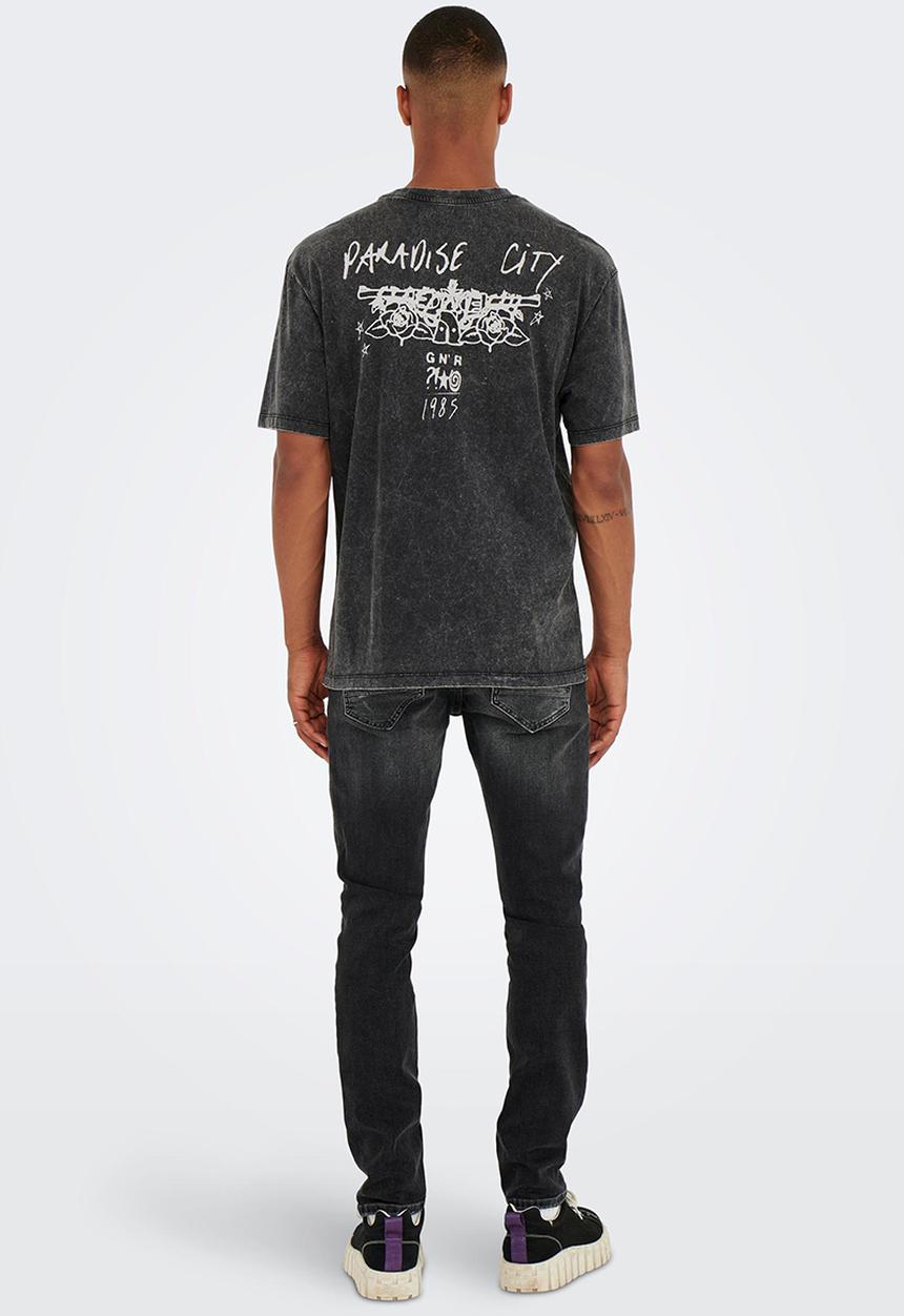 Only & Sons - Onsfred rlx gnr short sleeve 3075 tee - black