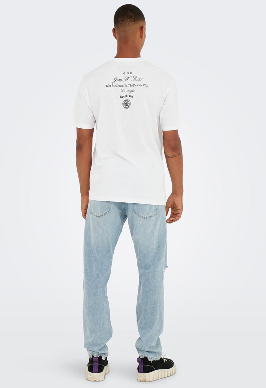 Only & Sons - Onsfred rlx gnr short sleeve 3075 tee - white