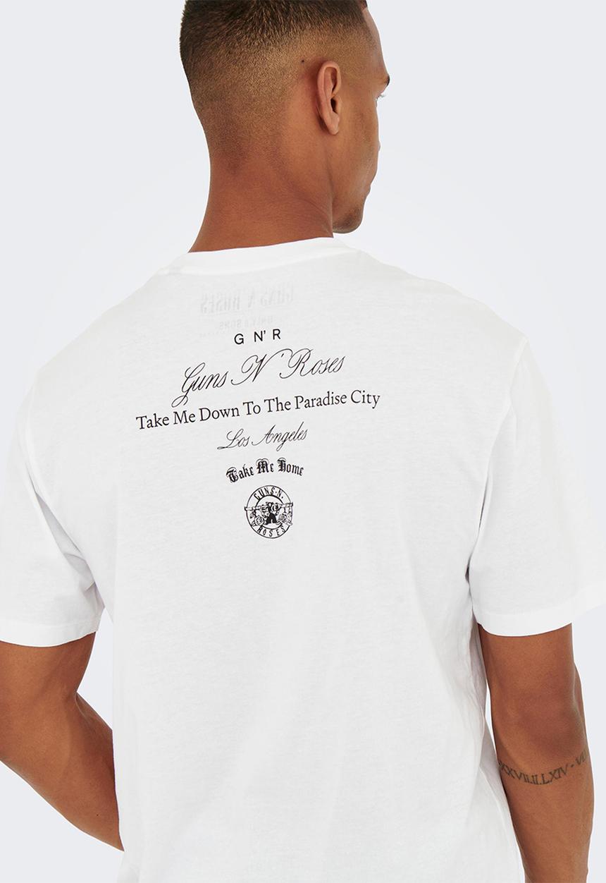 Only & Sons - Onsfred rlx gnr short sleeve 3075 tee - white