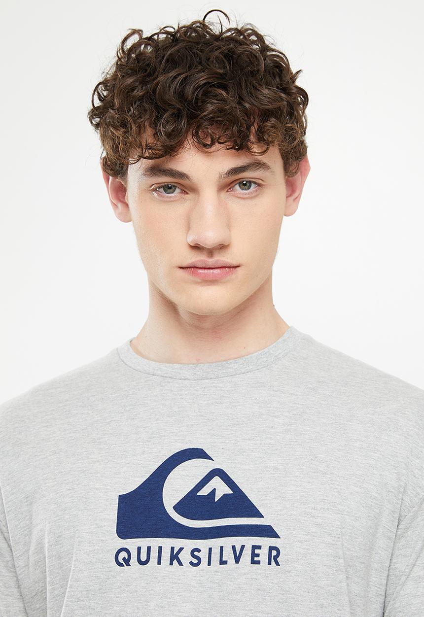 Quiksilver - Corp logo short sleeve - athletic heather