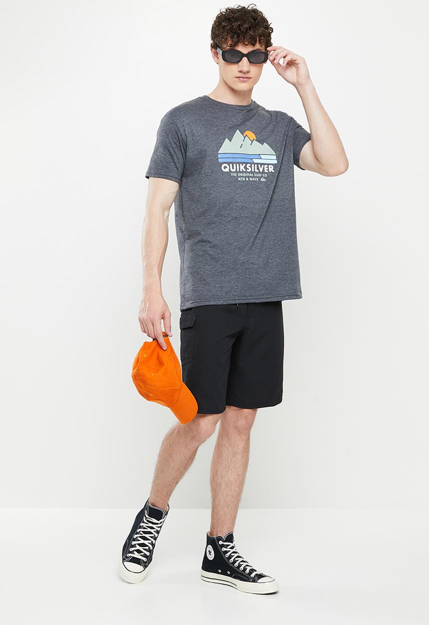 Quiksilver - Scenic recovery short sleeve - charcoal heather