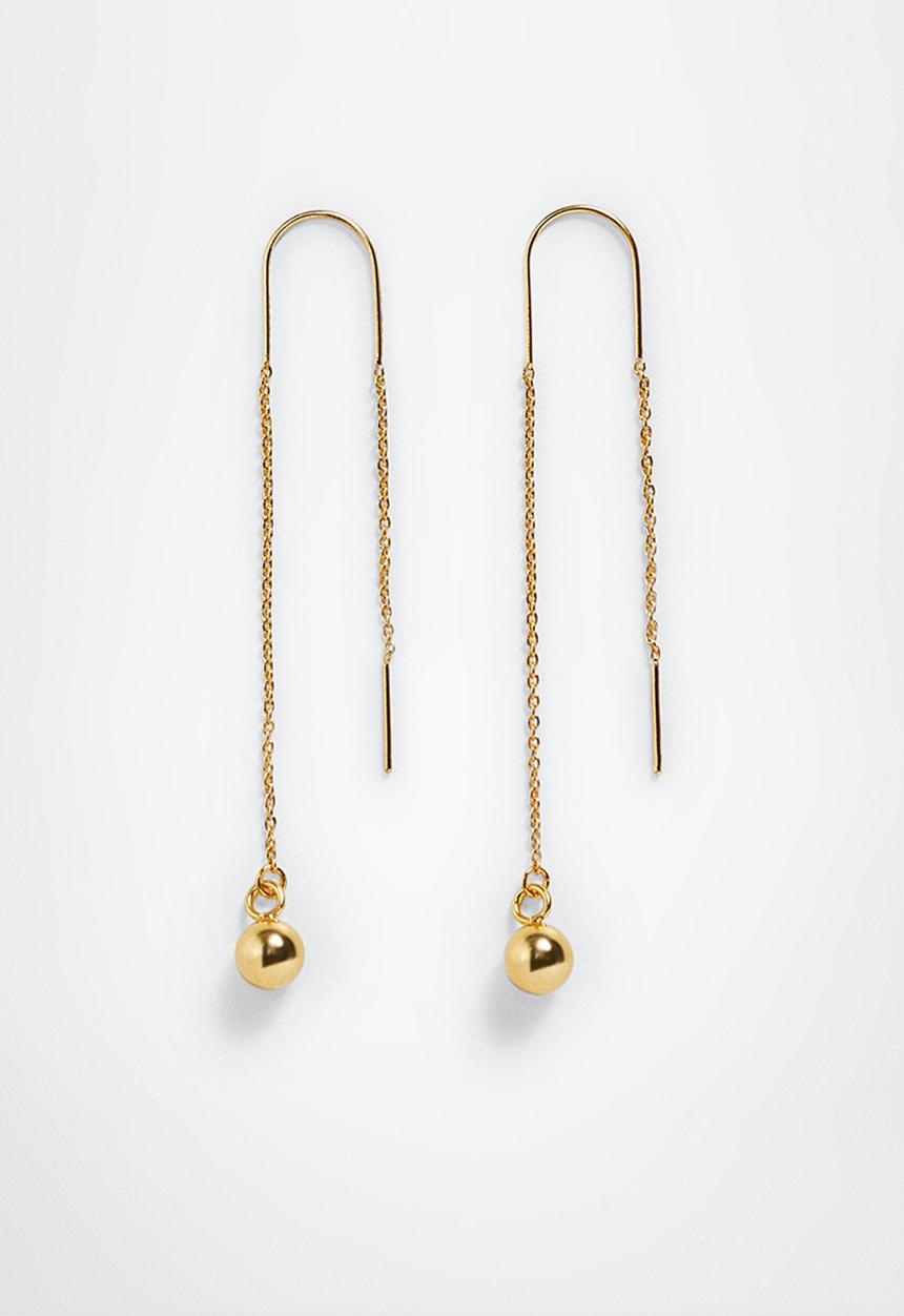 MANGO - Pendant earrings - gold