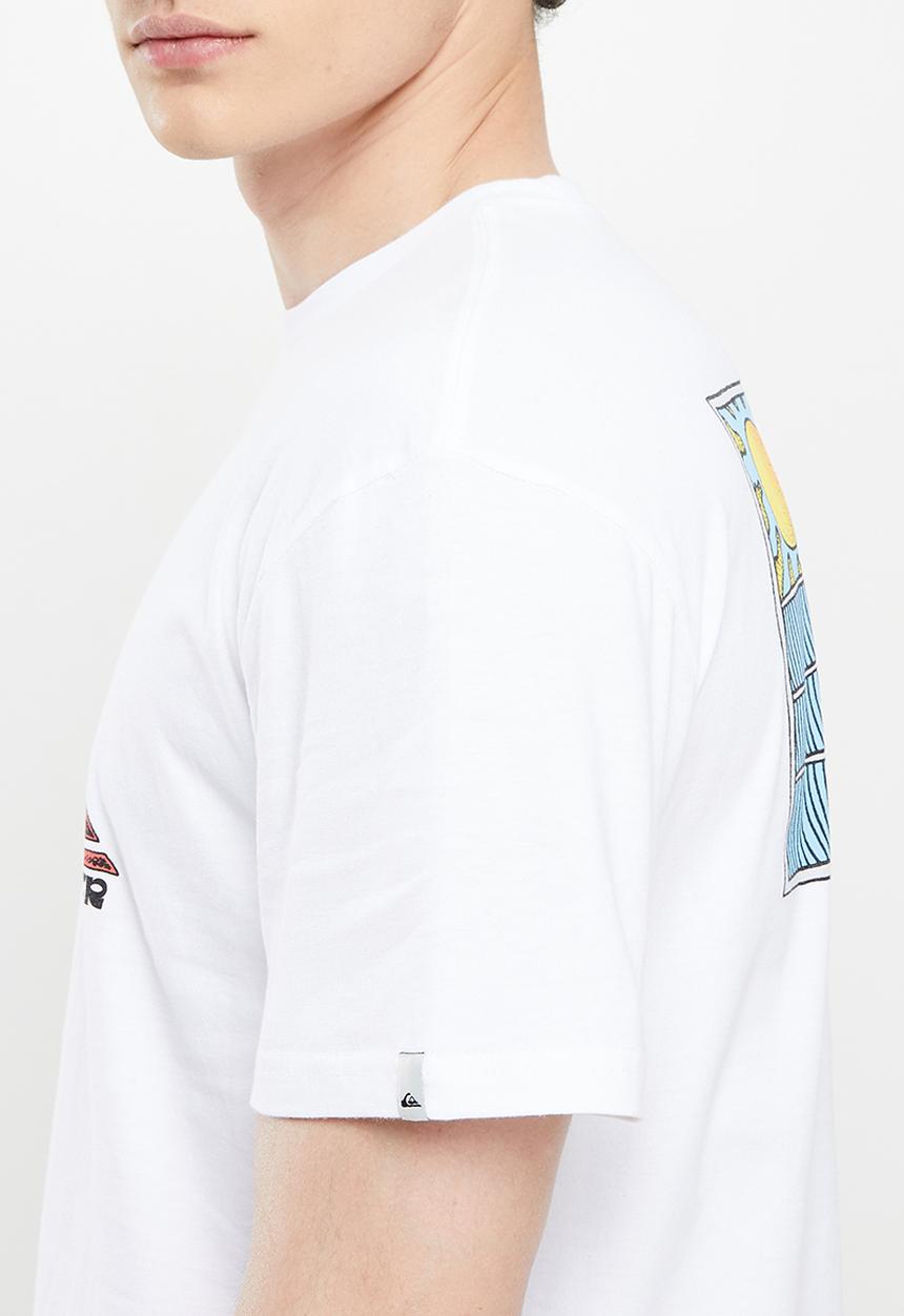 Quiksilver - Scenic sunset short sleeve - white