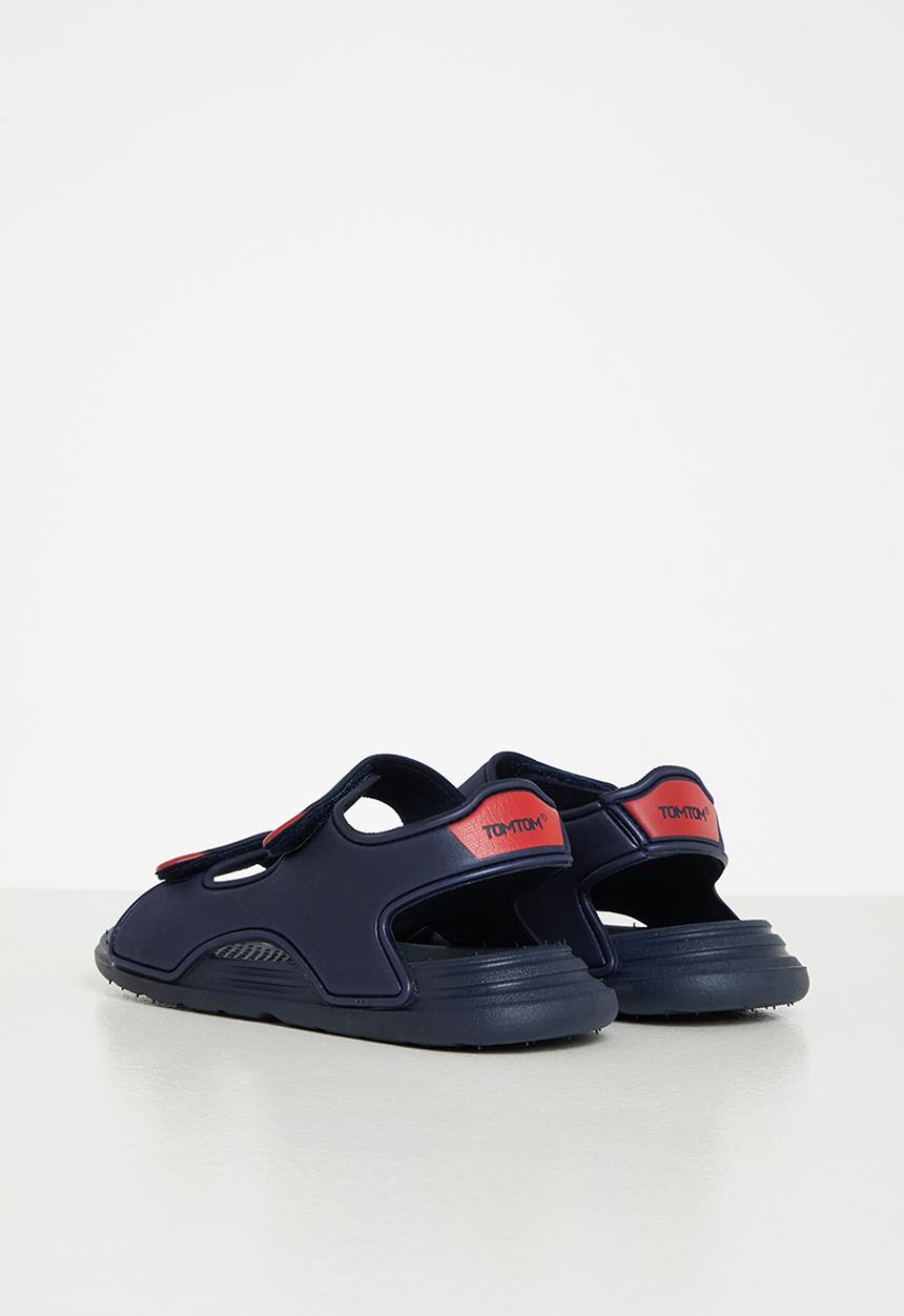 Tom Tom - Boys sandals - navy & red 