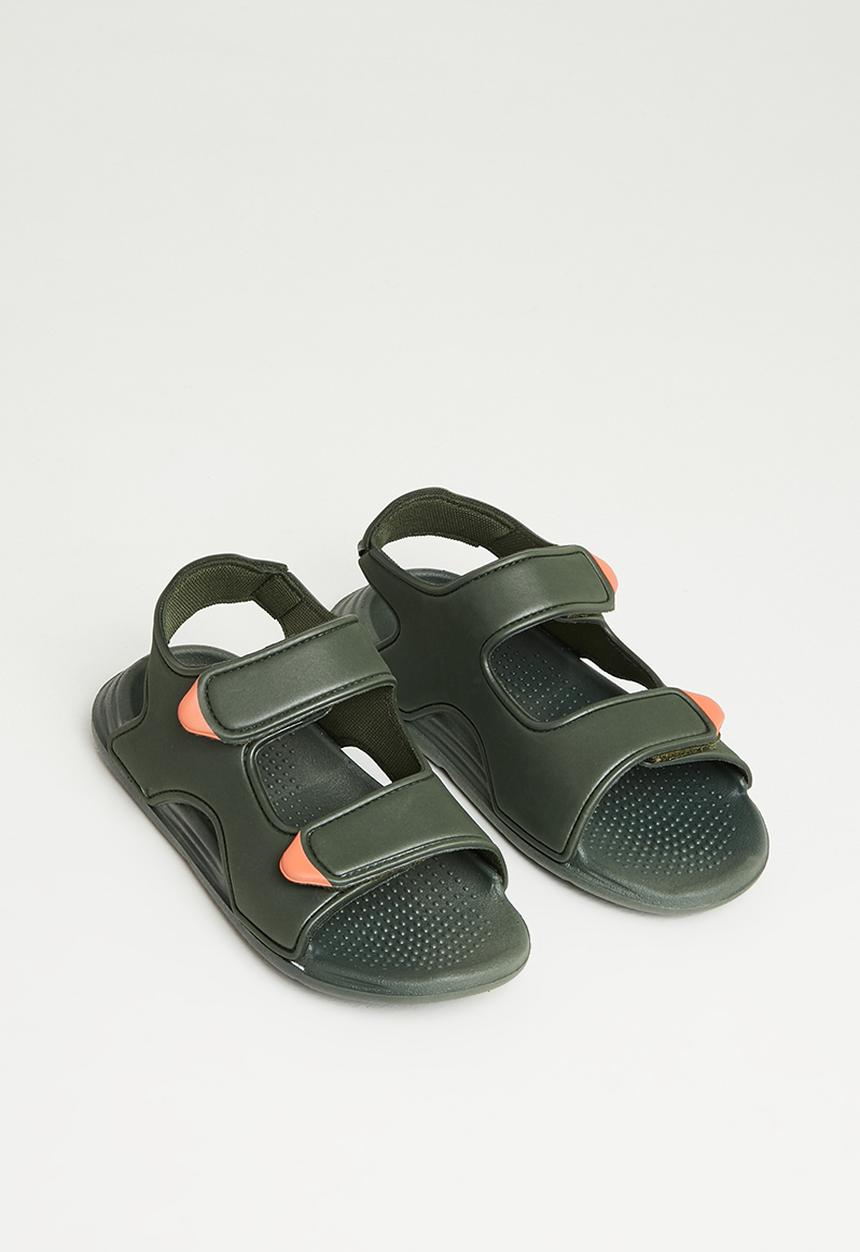 Tom Tom - Boys sandals - olive & orange