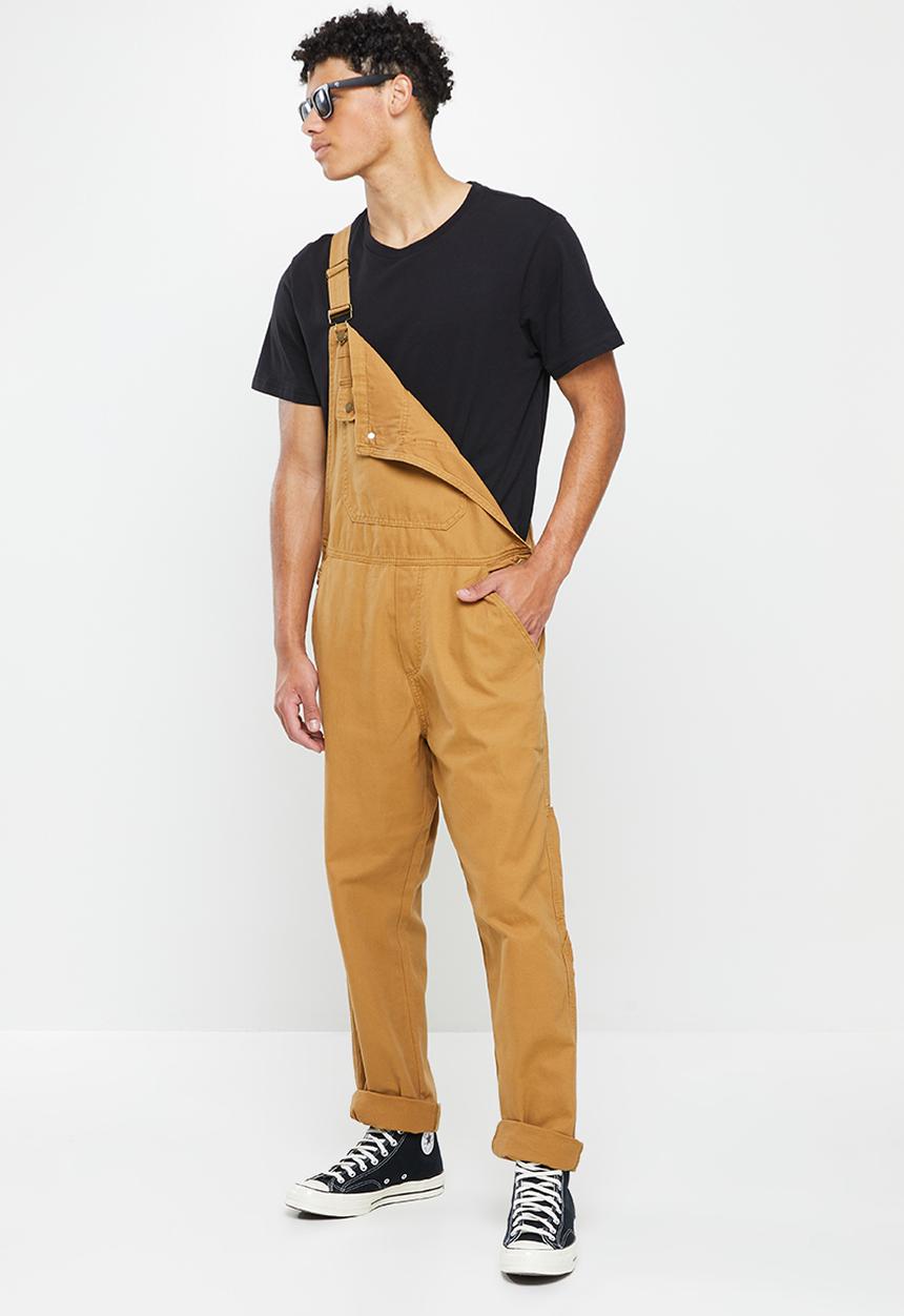 Jonathan D - Jared canvas utility dungaree - tan