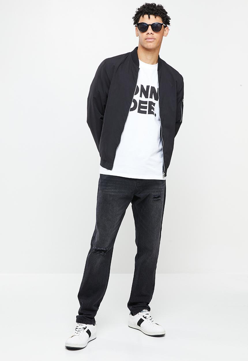Jonathan D - Tobi five pocket denim jeans - straight leg - black