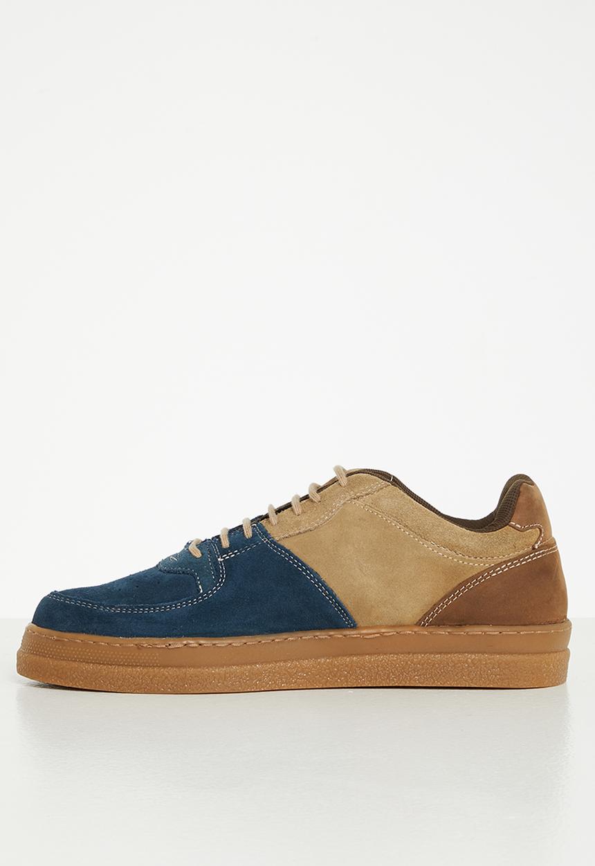 Grasshoppers - Aiden sneaker - denim/mushroom/brown