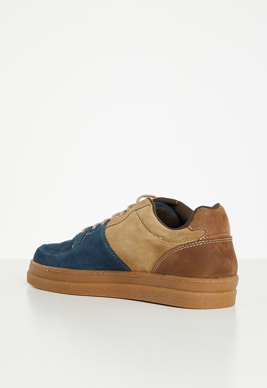 Grasshoppers - Aiden sneaker - denim/mushroom/brown