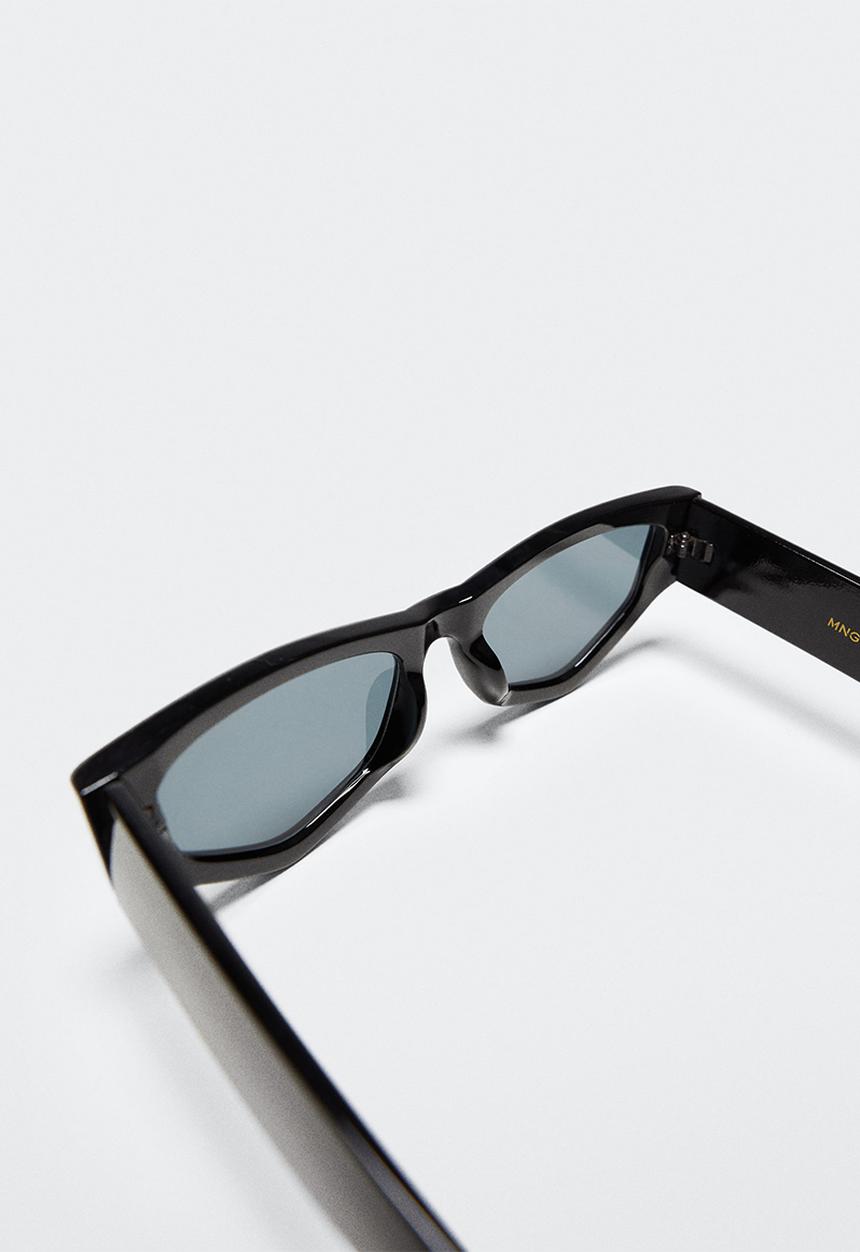 MANGO - Acetate frame sunglasses - black
