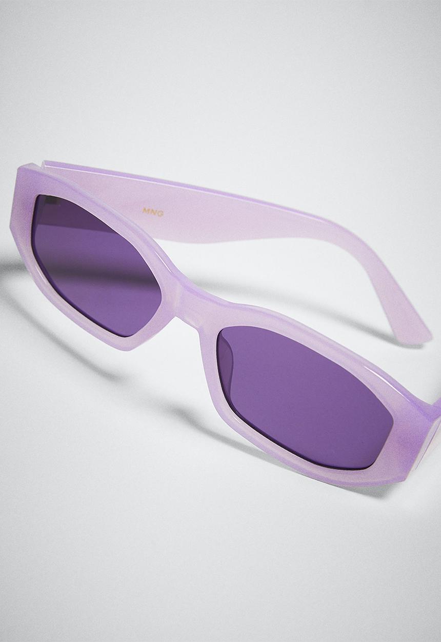 MANGO - Acetate frame sunglasses - lilac