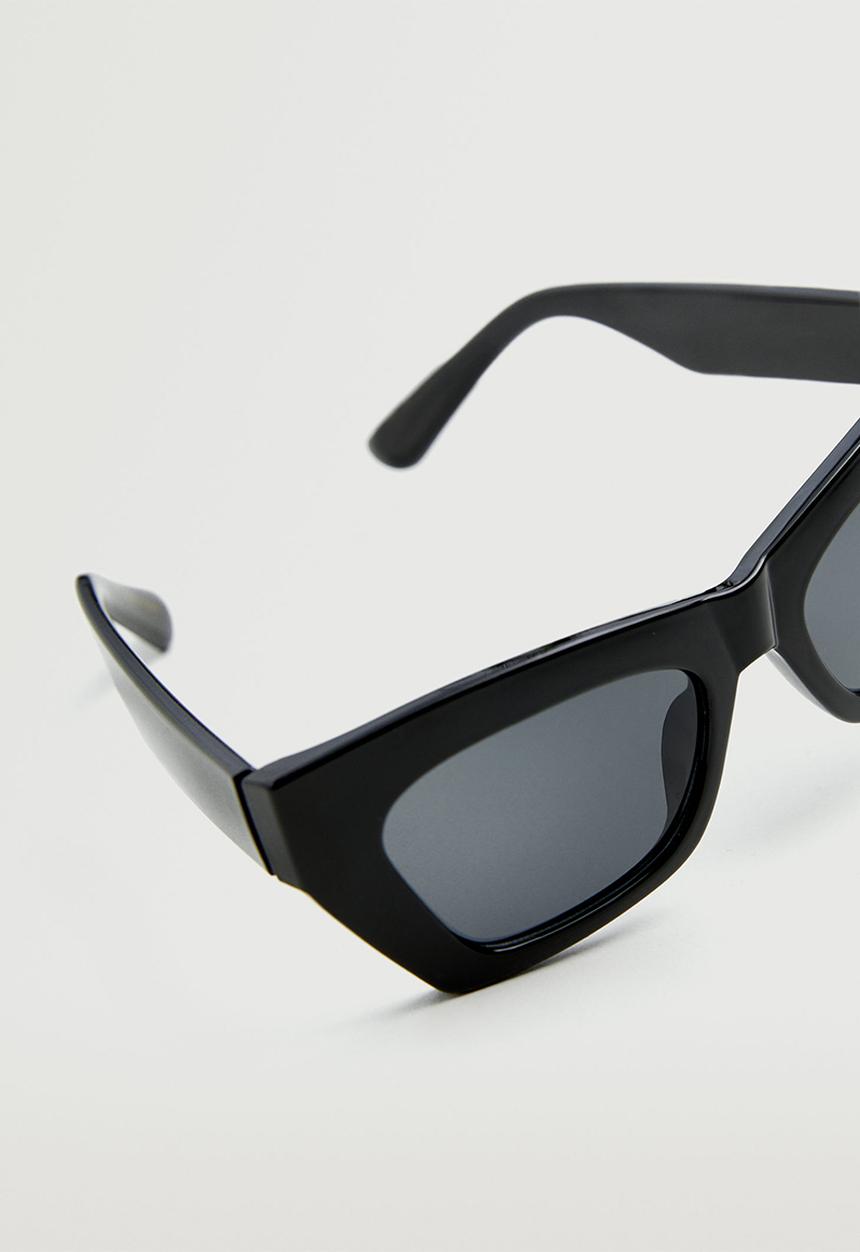 MANGO - Acetate frame sunglasses - black