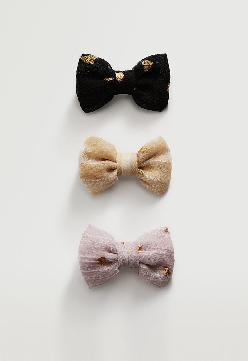 MANGO - Hairclip lunib - pink