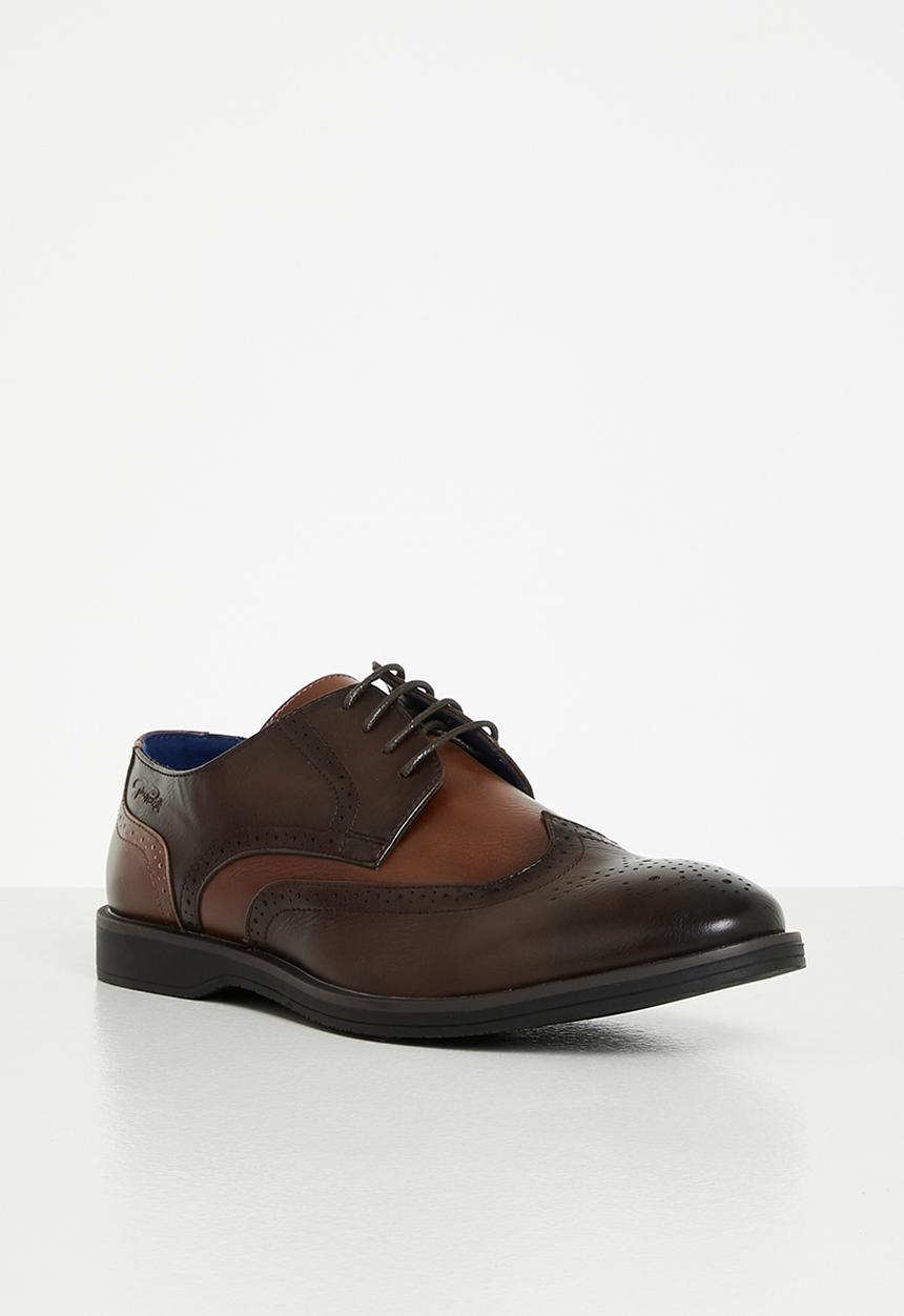 Gino Paoli - Andrew formal shoes - brown & tan