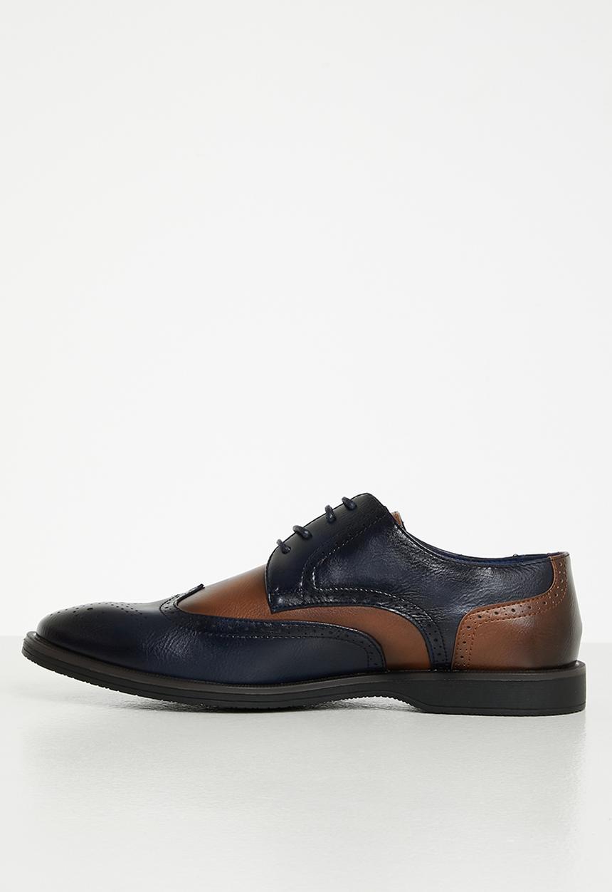 Gino Paoli - Andrew formal shoes - navy & tan