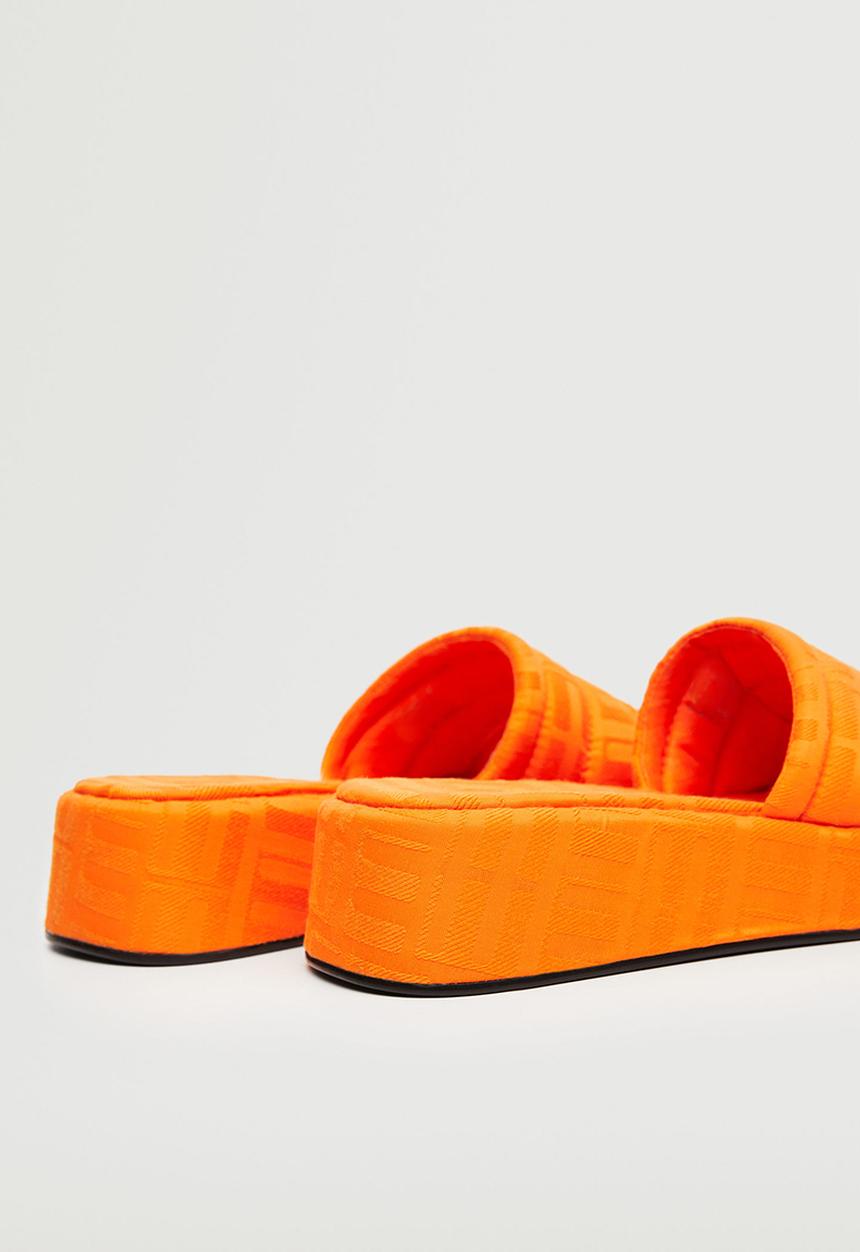 MANGO - Paddi1 flatform slide - orange
