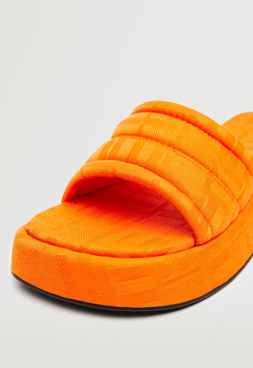 MANGO - Paddi1 flatform slide - orange